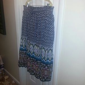 Colorful plus size skirt