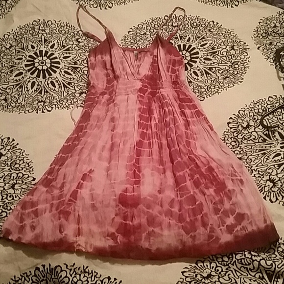 Tie dye magenta & pink tunic/dress