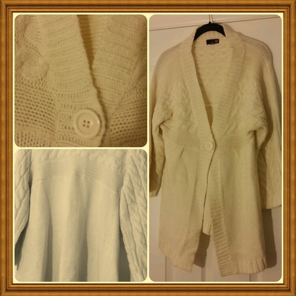 a.n.a One Button Sweater