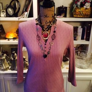 PRE•LOVED PINK HENLEY