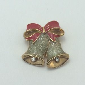 Vintage Avon bell brooch