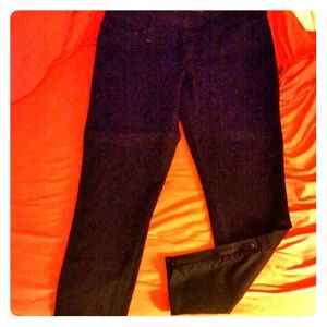 Black ankle length Jean leggings