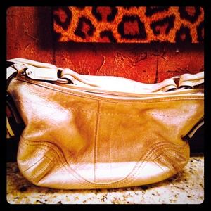 Coach Gold Purse