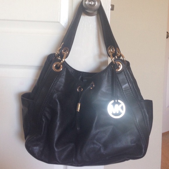 Michael kors black hand bag