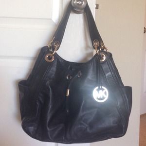 Michael kors black hand bag