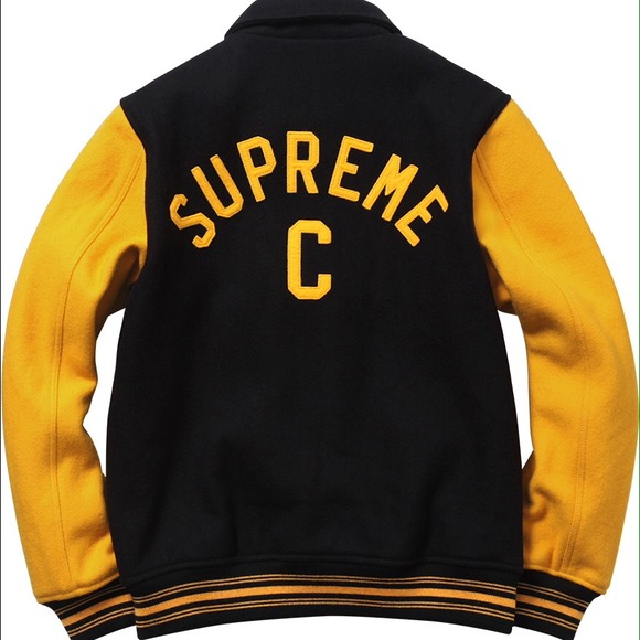 SOLD Supreme Varsity Jacket - Picture 2 of 4