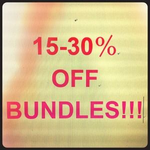 ✨Today only 15-30% bundles✨