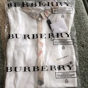 Burberry
Infant's Collared Bodysuit