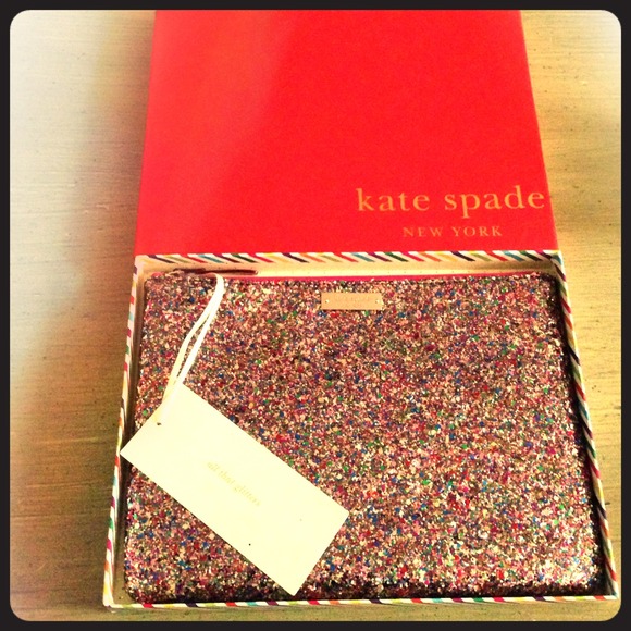 kate spade Glitterball "Gia" clutch