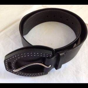 Ralph Lauren Black Belt Made in Italy size M