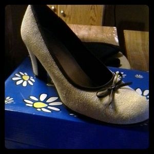 Tan pumps