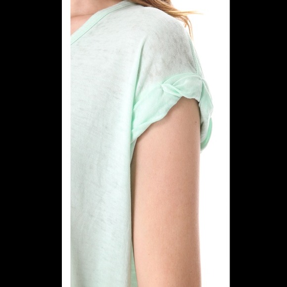 💜bundled Free People Keep Me Tee in mint - Picture 3 of 3