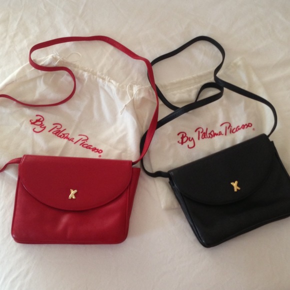 Paloma Picasso Handbags ( 1 Red & 1 Black)