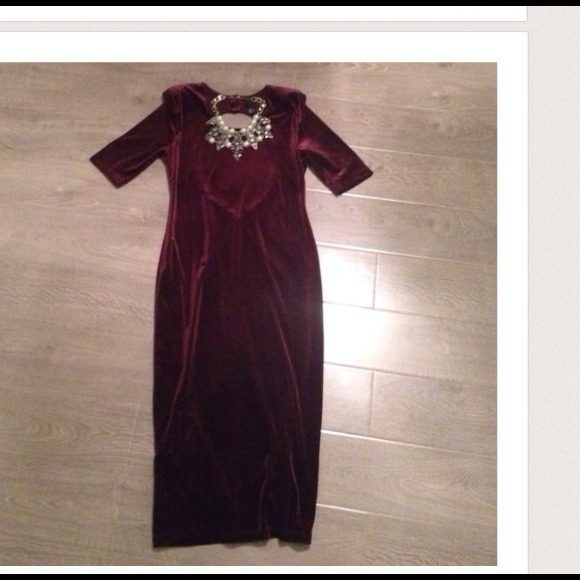 Friday SALE!! H&M velour midi dress - 10