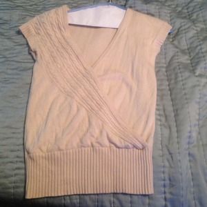 Tan cross cross sweater Lidi