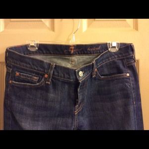 7 for all mankind denim jeans || skinny boot cut 7