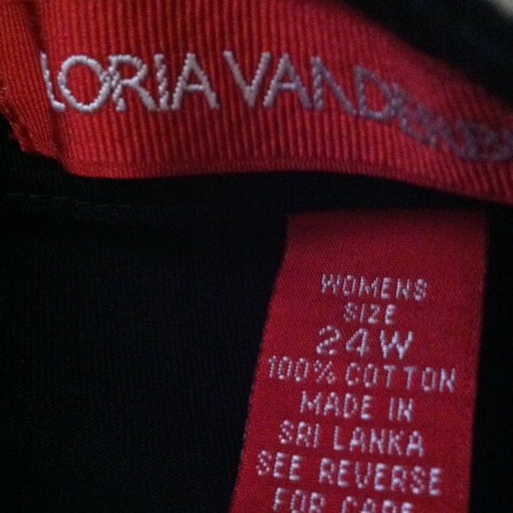 Size 24W Black slacks - Picture 3 of 3