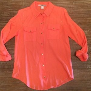 Forever 21 studded button down // size: S