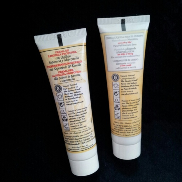 SOLDBurt's bees hand lotion & deep cleansing cream - Picture 2 of 3