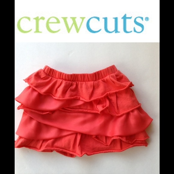 New Crewcuts Coral Cupcake Skirt Size 2