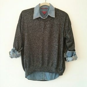 Black Shimmery Sweater