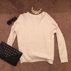 Oversized white sweater (never worn)