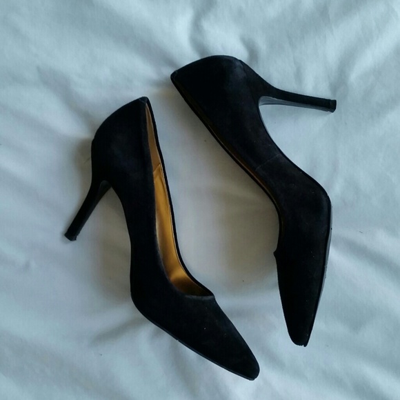 ▪ pre-loved ▪ black suede heels