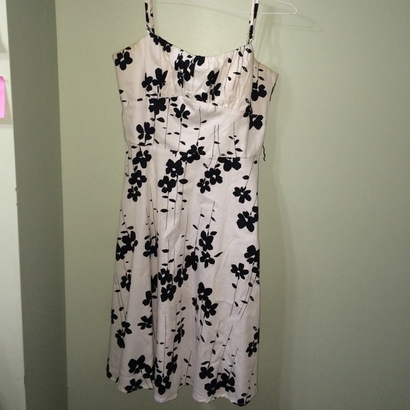 A Black and White Dress