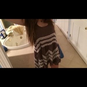 Free People Brown Dress