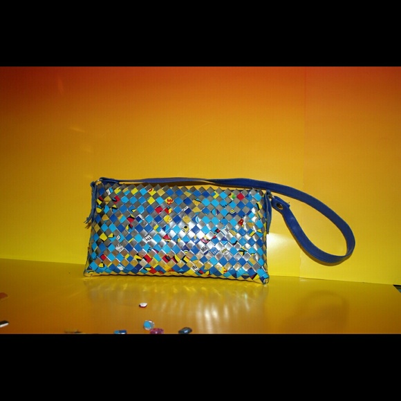 Cute Candy Wrapper Bag W/Zipper