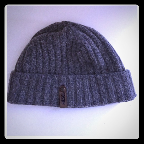 Diesel grey beanie