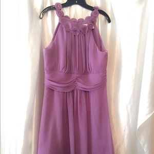 Wisteria purple formal dress