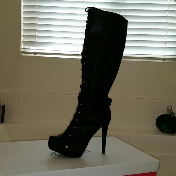 Justfab Kuora lace up boots