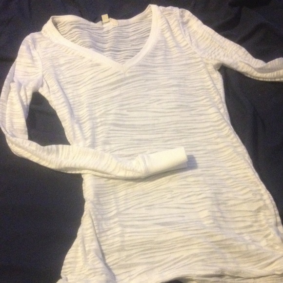 White tiger print shirt