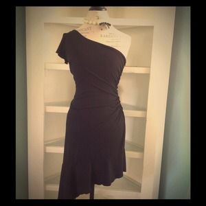 Black Dress One Shoulder