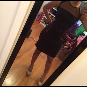 Was $35 Little black dress with mesh panels