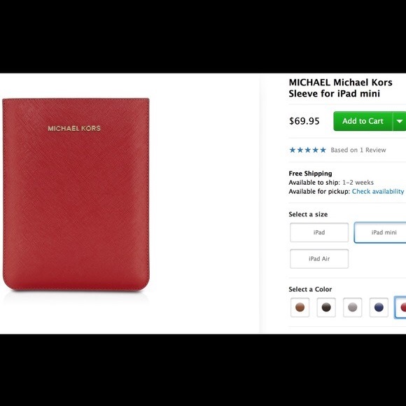 Michael Kors IPad mini sleeve
