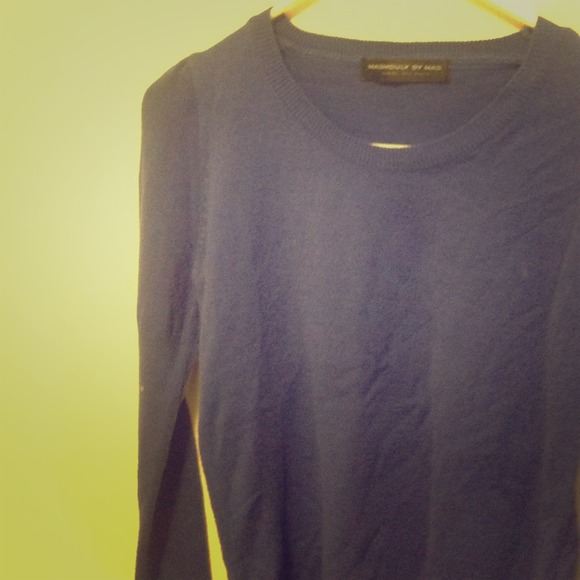 Royal blue sweater from France