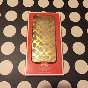 Coach iPhone5/5s logo case