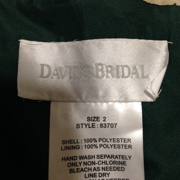 Holly Green Strapless Dress with Ruched Waist - Picture 3 of 3