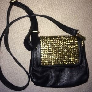 Studded cross body urban bag