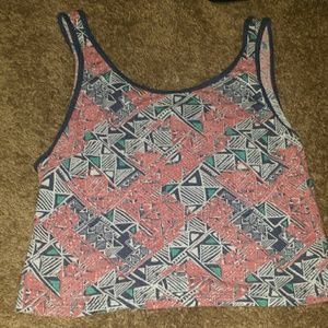 Tribal crop top