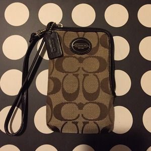 Coach Cellphone Wristlet