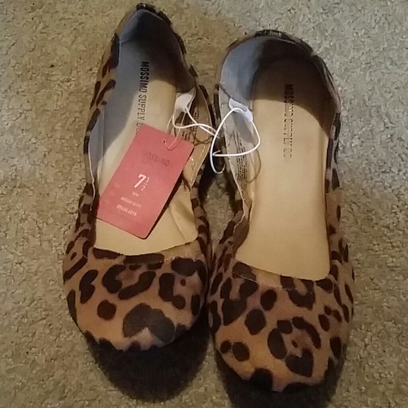 Cheetah print flats