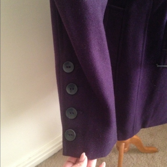BEAUTIFUL  purple p coat! Brand new! - Picture 2 of 2