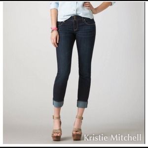 American Eagle Skinny Crop Stretch Jeans