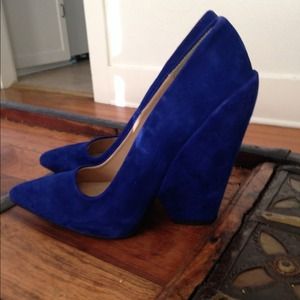 Blue heels