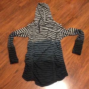 Dkny striped ombré hoodie!