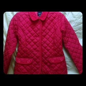 Gap Kids Girl's Hot Pink Quilted Jacket
