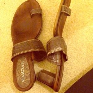 Brown Sandals with heel